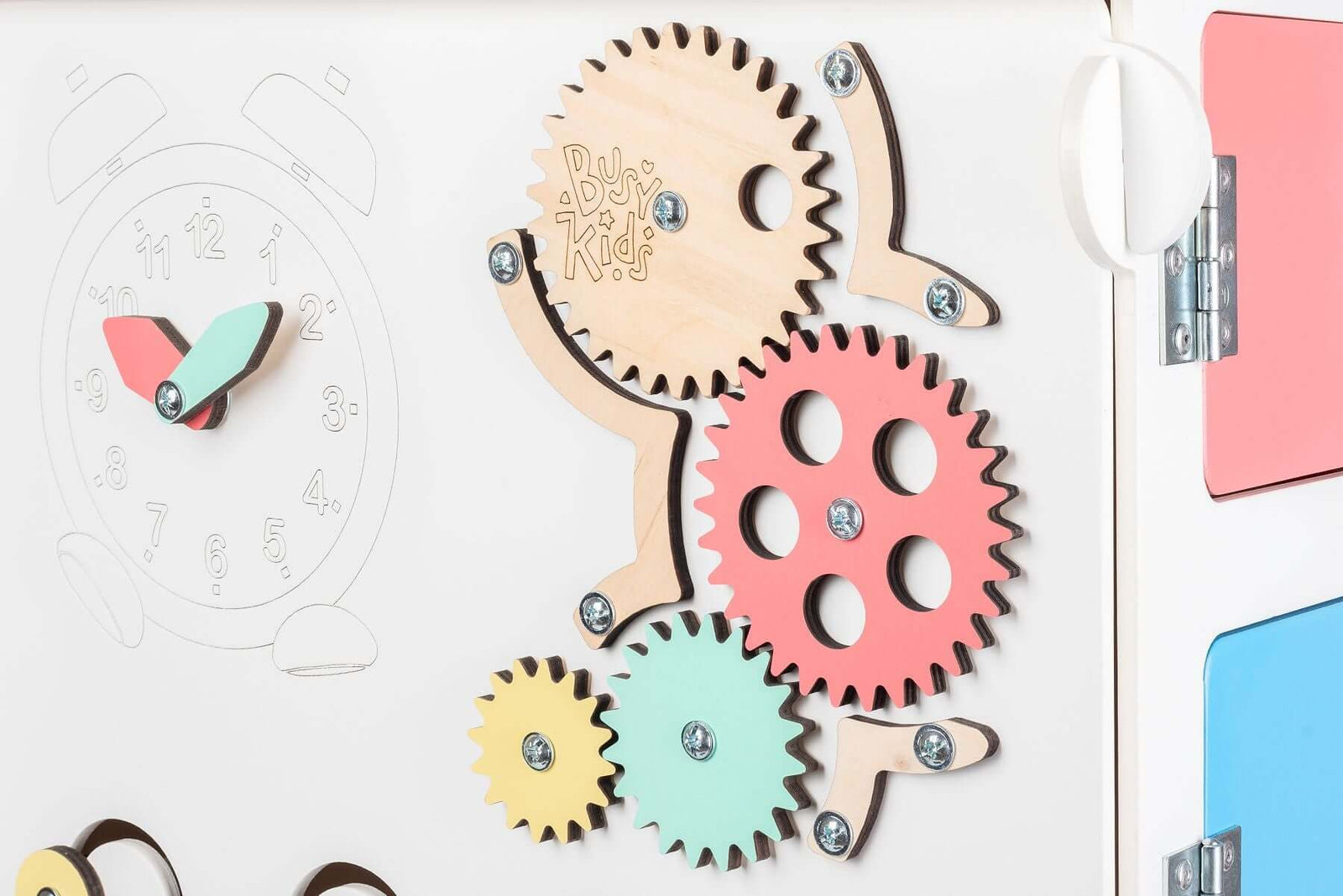 BusyBoard Sensory Play House - White