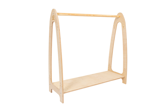 Soft Hanger on clothing large natural