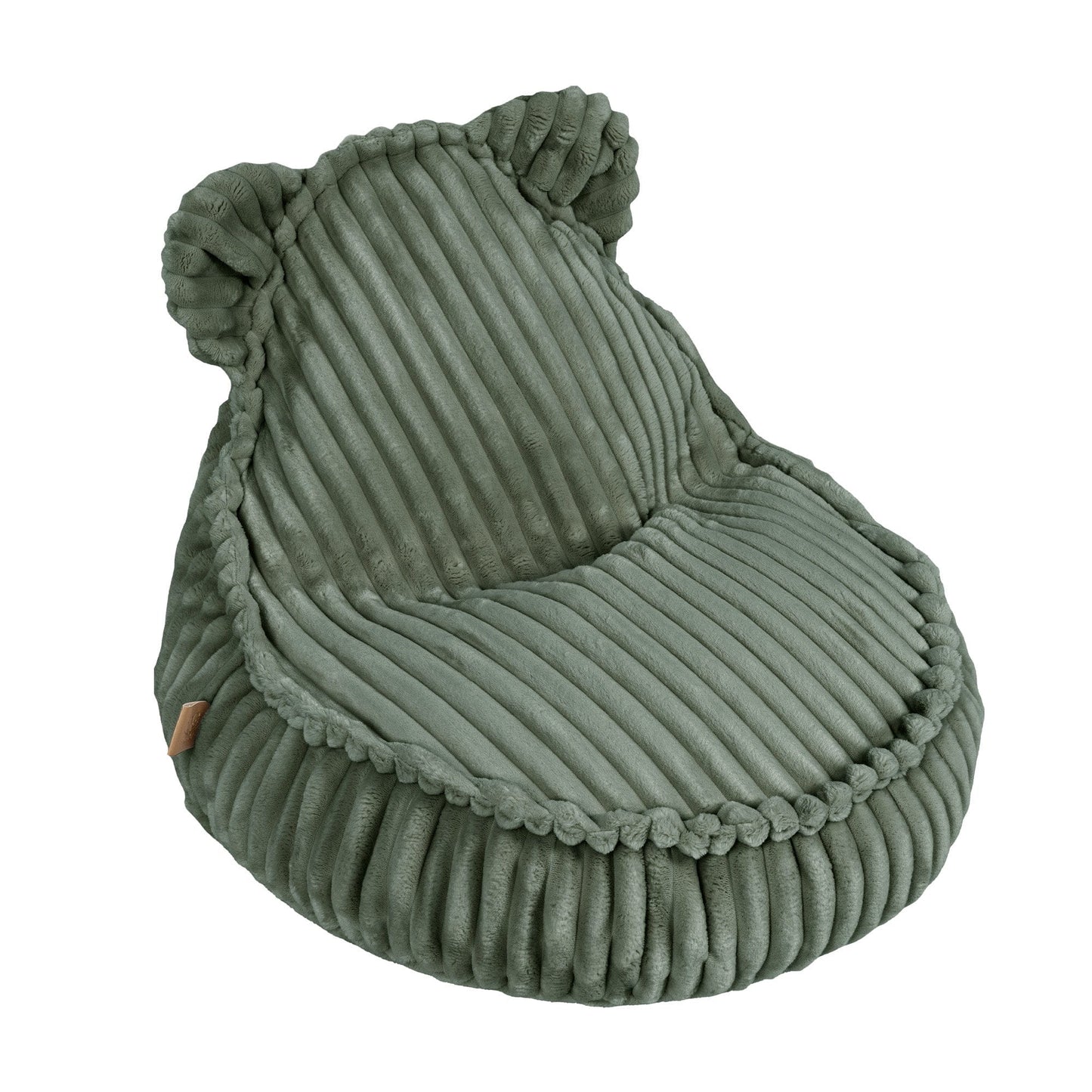MeowBaby Churros Teddy Kinderzitzak — Olive Sage Green