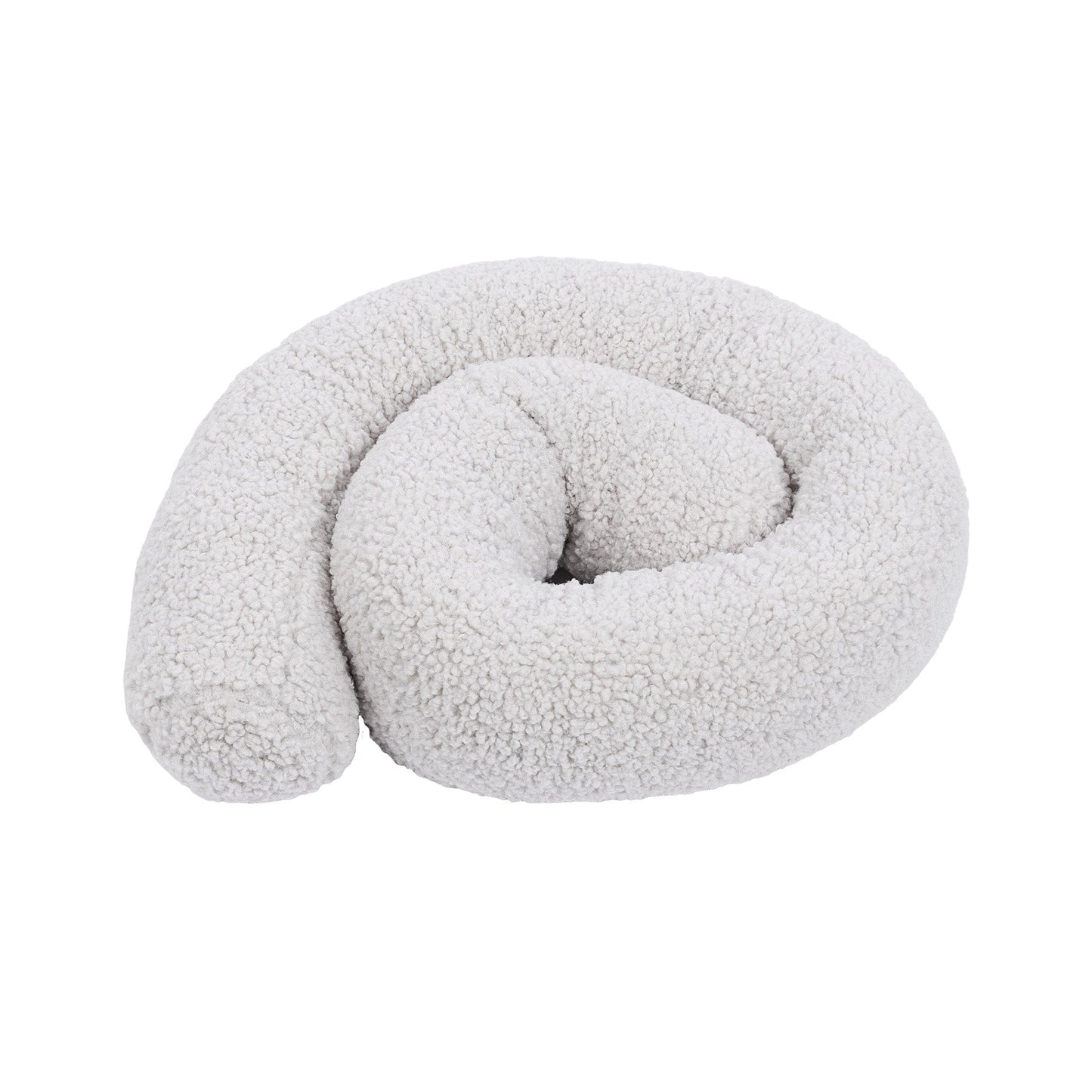 Baby Cot Bumper Pillow - Safe Roll | Bearly Off White 400 cm