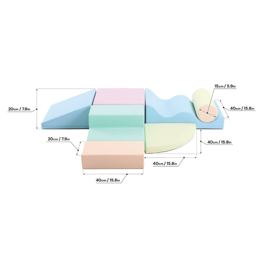 Soft Play Bundle - Explorer with Wedge - pastel