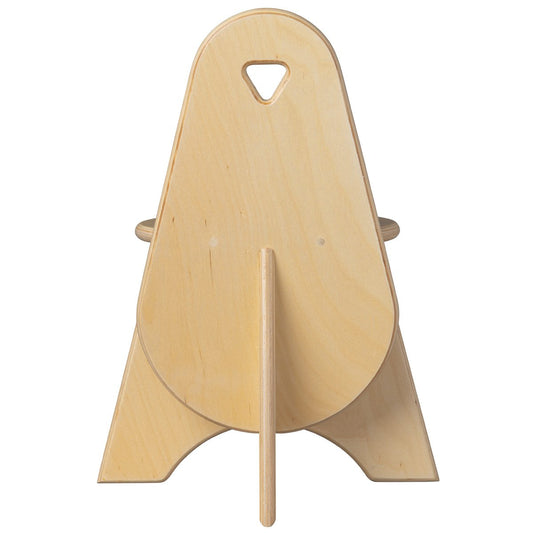 Van Dijk Toys wooden Apollo chair for toddlers - Natural (childcare quality)