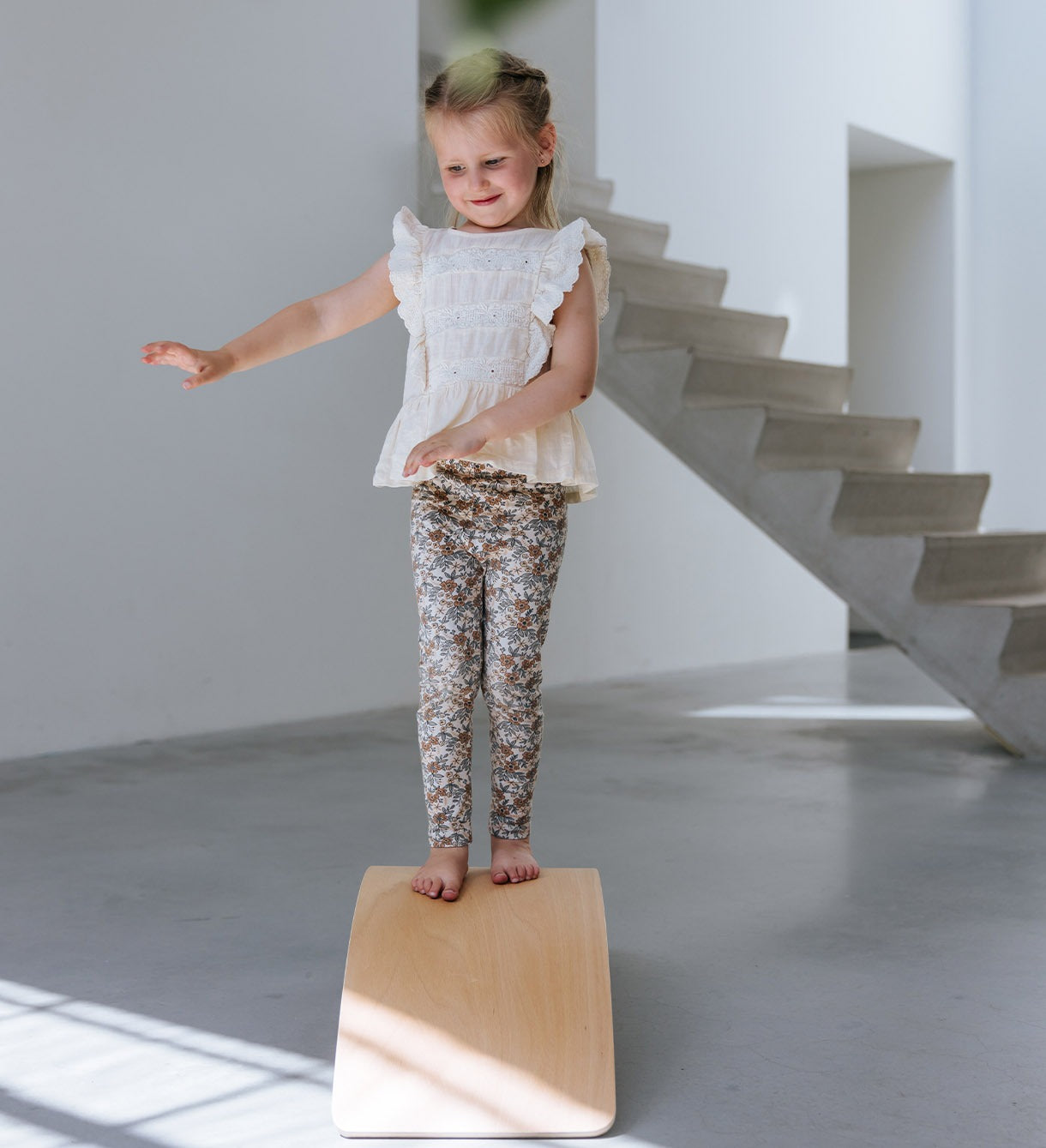 Balance board - wood - natural