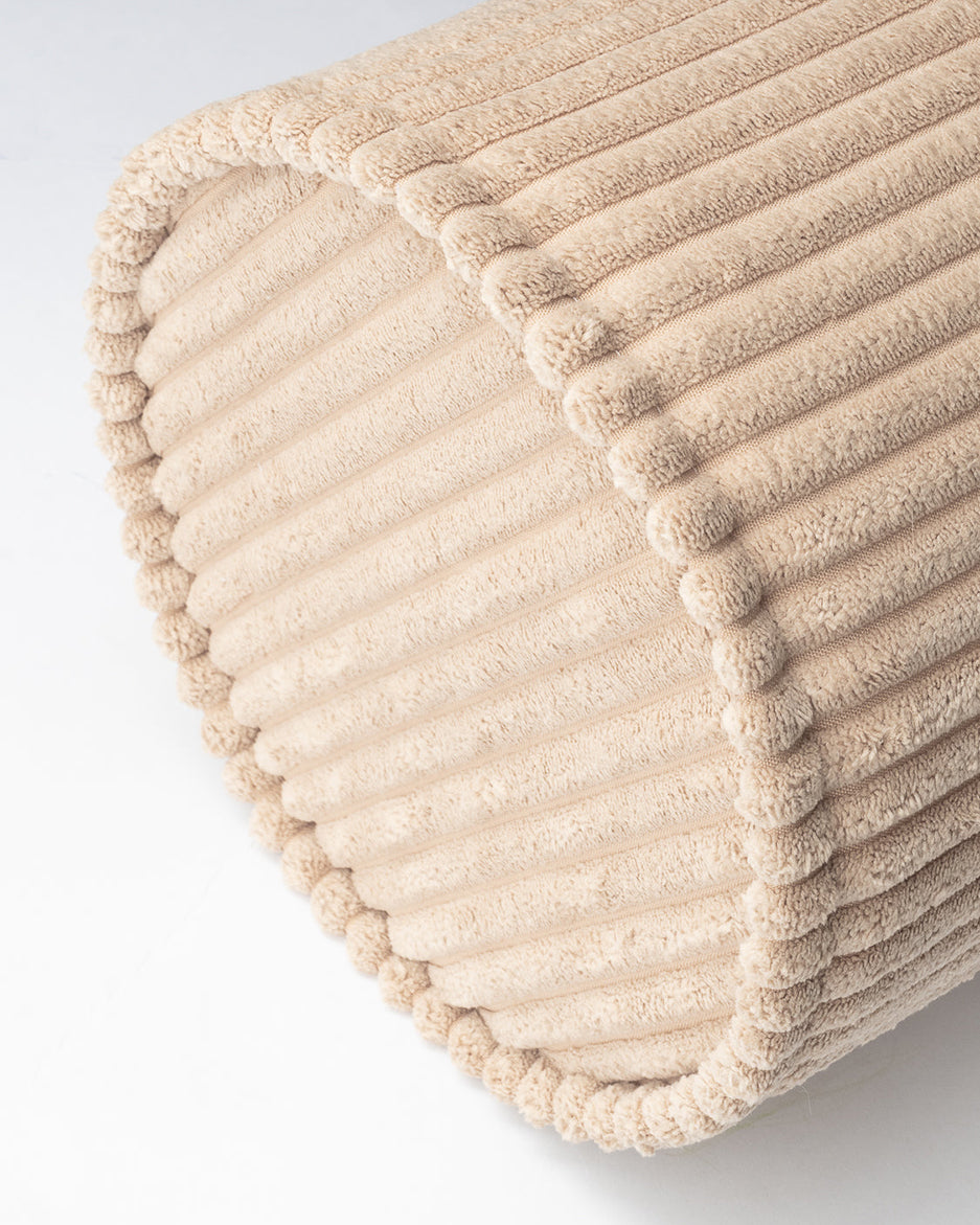 Wigiwama Brown Sugar Roll - ribbed cushion