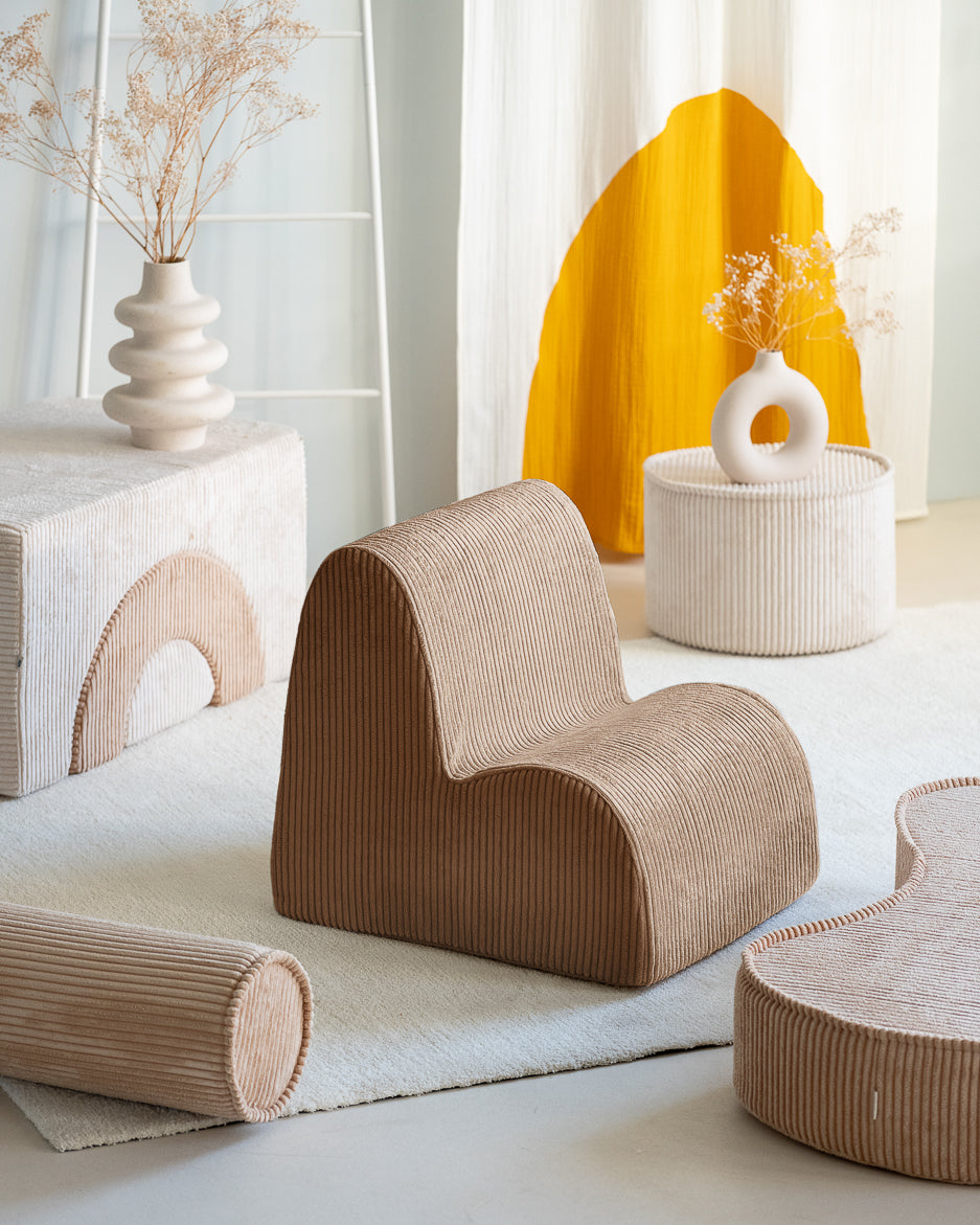 Wigiwama Brown Sugar Roll - ribbed cushion