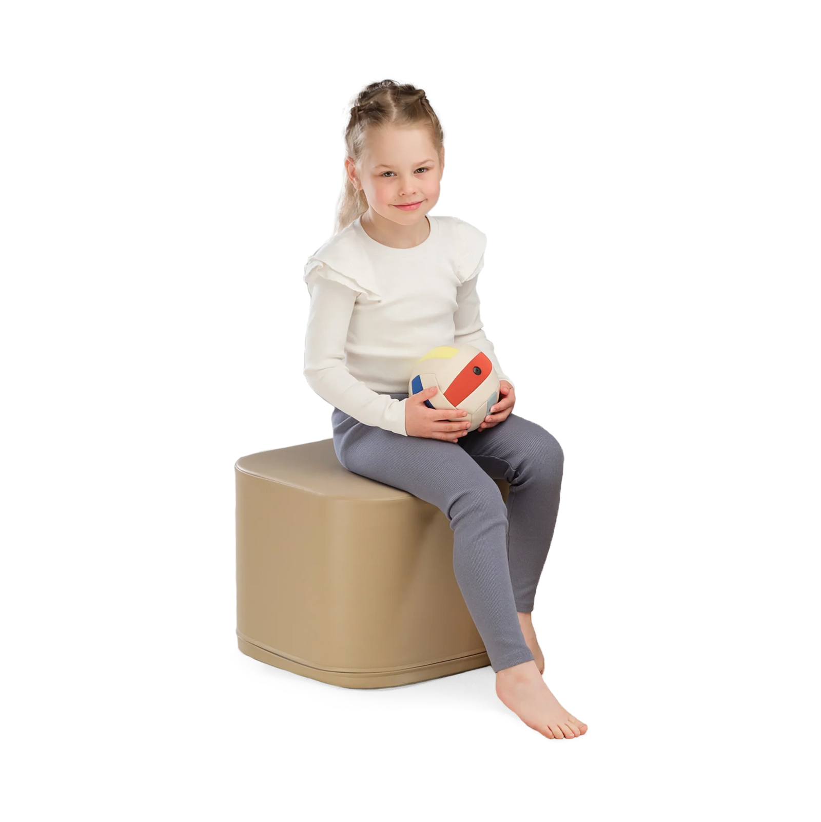 IGLU Kubus speelblok Kids 31 cm – grijs-beige
