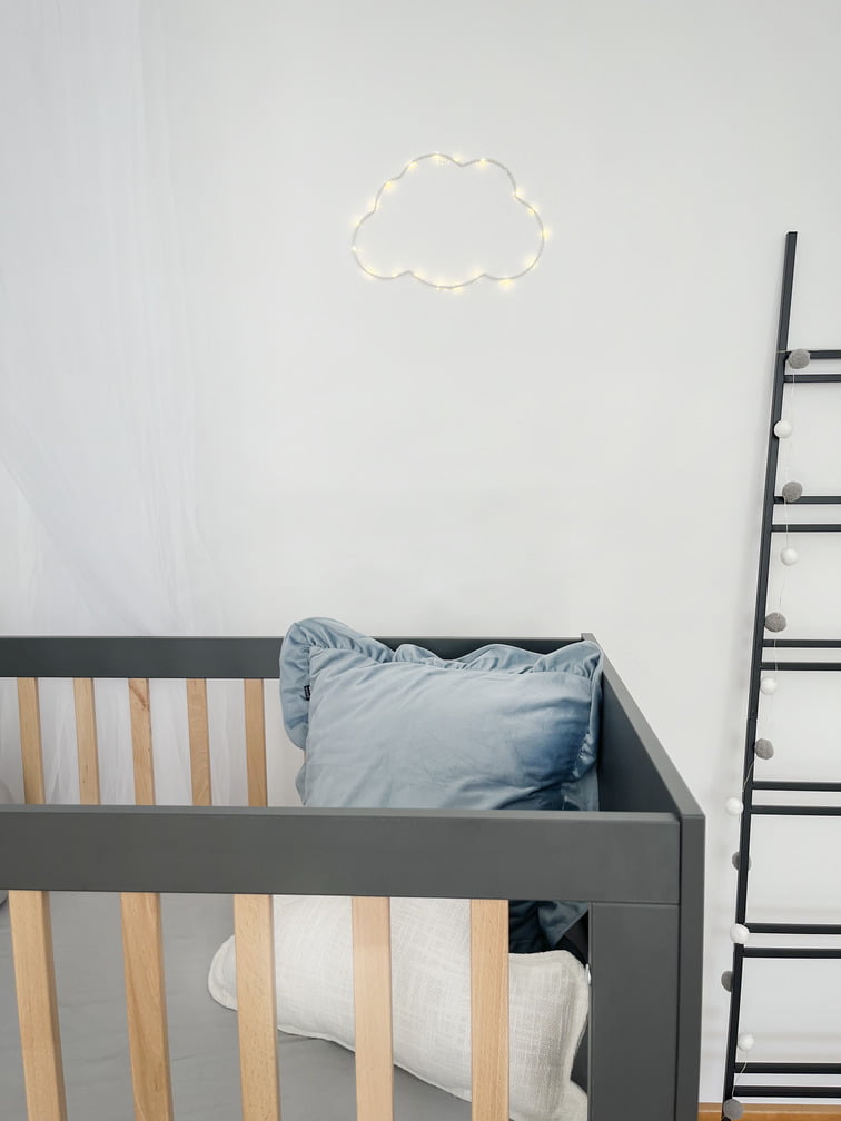 ATB ILA 120 × 60 cm ledikant – grijs – extra productafbeelding