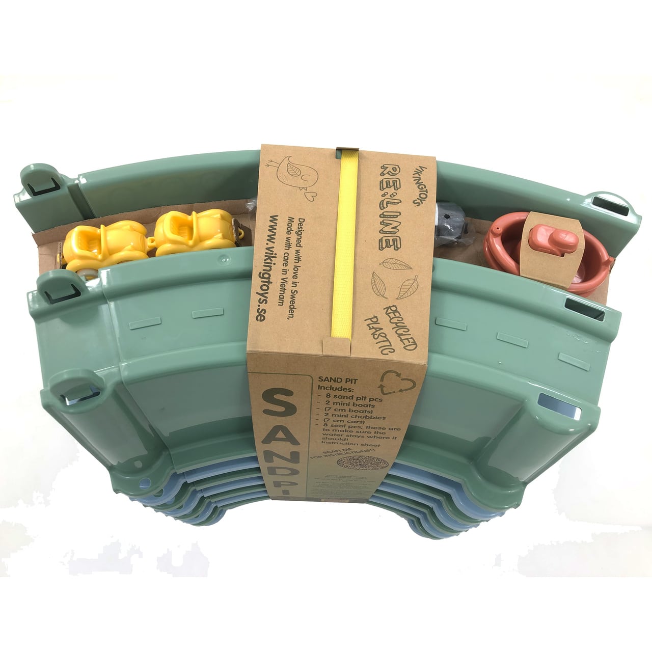 Viking RE:LINE - Sandbox with water track - sustainable outdoor toys