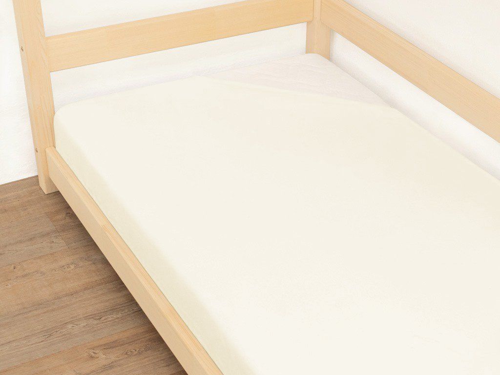 Drap-housse Benlemi JERSEY EXCLUSIVE 90×200 cm — coton – coloris crème