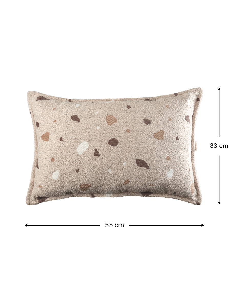 Wigiwama Terrazzo Sand Bolster - rectangular cushion