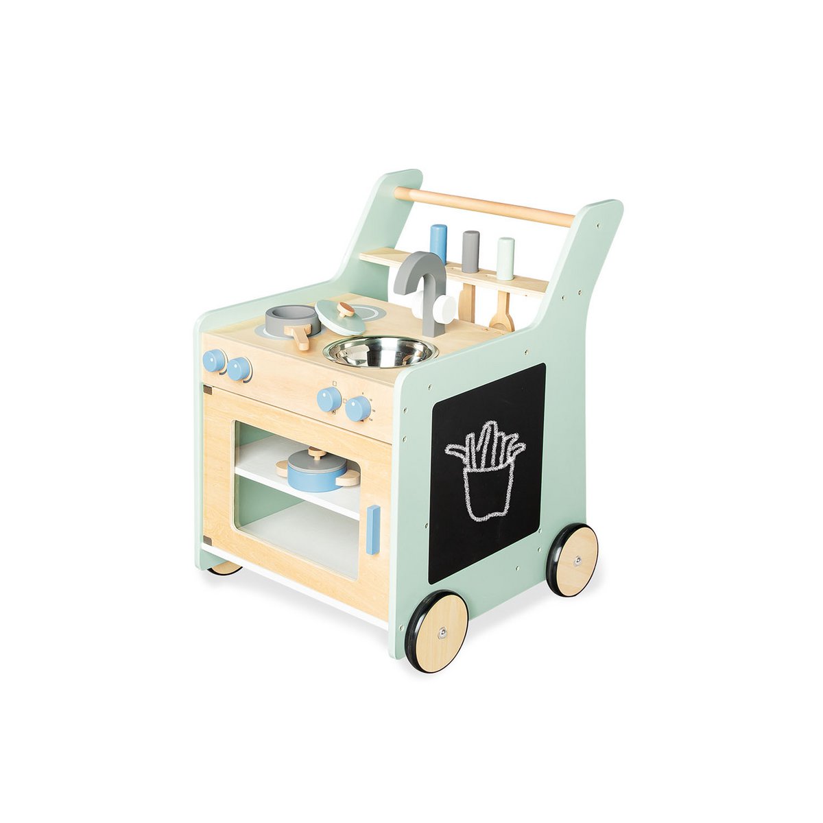 Kalle children's kitchen - walker with kitchen