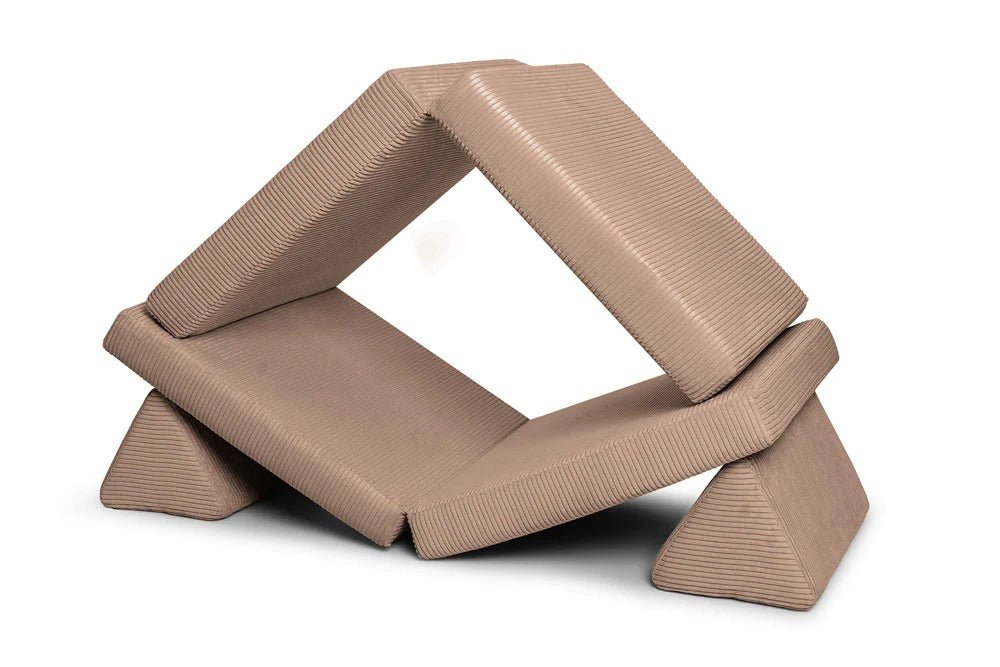modulaire speelbank voor bouwen en ontspannen van ribstof