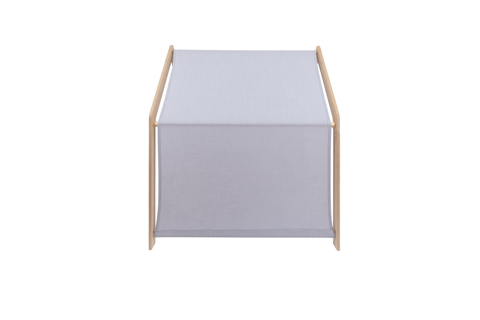 houten speelhuisje naturel met blauw dak voor kinderkamer, aanvullende productfoto 4