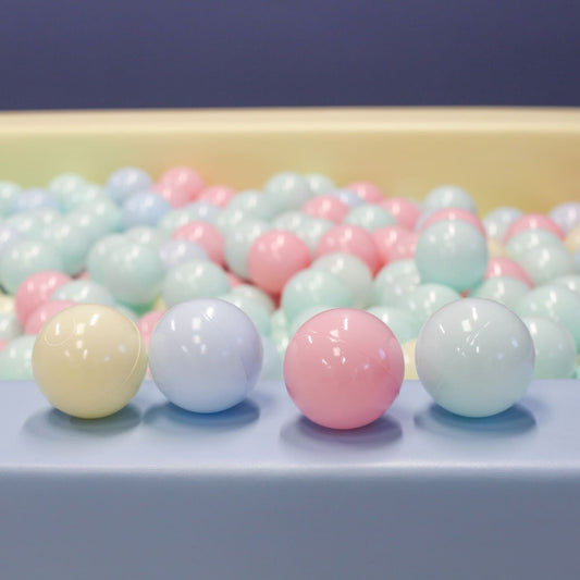 Pastel gekleurde ballen voor Soft Play ballenbak (500 stuks) - Ballenbak