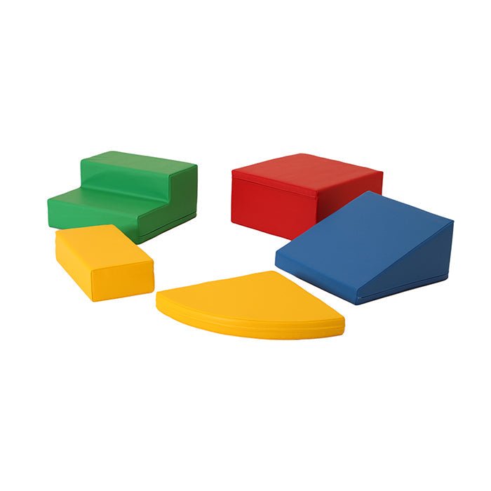 Soft Play Foamblokkenset - Corner Climber met losse foamblokken