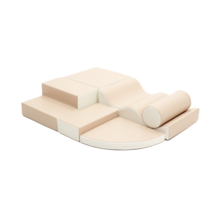 IGLU Explorer soft play set – beige en wit