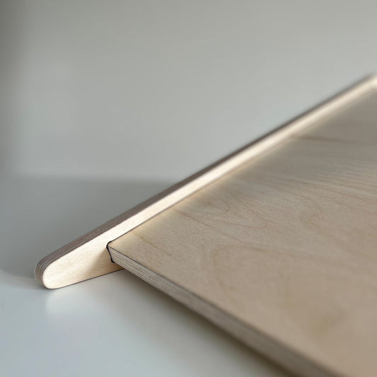 Houten kruipheuvel - glijbaan 16 cm - kruipkist accessoire -