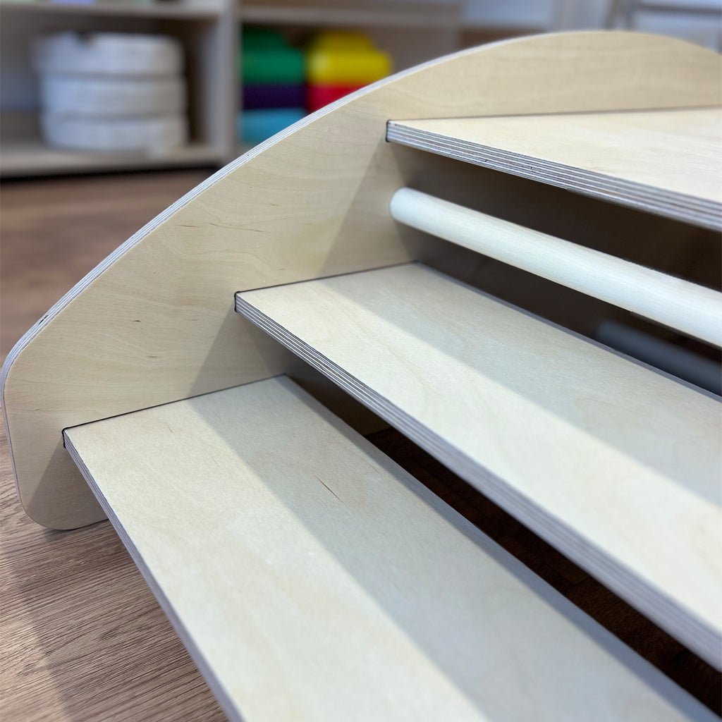 Houten schommelboot 2 - in - 1 - Emmi Pikler geïnspireerd - schommel