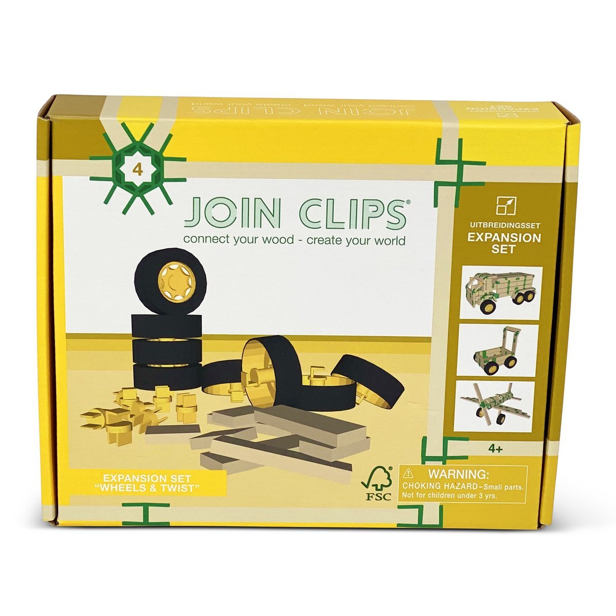 JOIN CLIPS Wheels & Twist — wielen en draaiclips-
