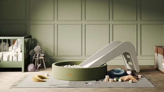 Jupiduu ball pit olive - including 300 balls