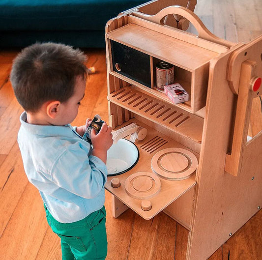Mini kitchen - Montessori play table accessory