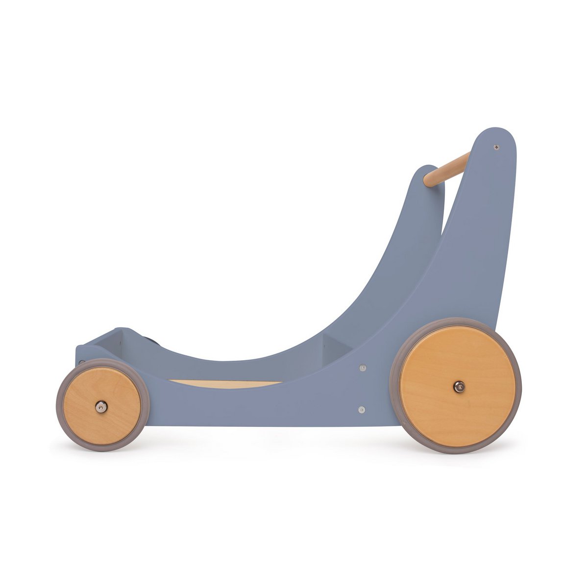 Kinderfeets 2 - in - 1 houten opbergkar & loopwagen - Slate Blue -