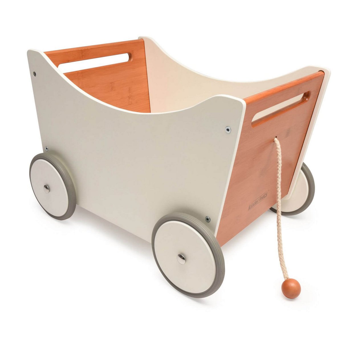 Kinderfeets Toybox & Walker wit met bamboe