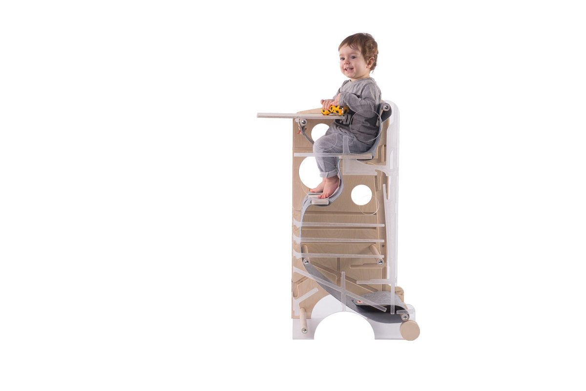 Leea's Tower XL – dubbele leertoren met afneembare wielen