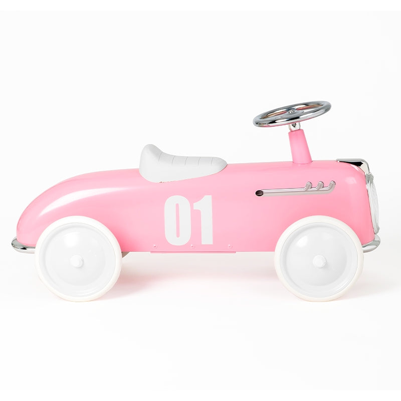 Baghera Roadster vintage running car - pink