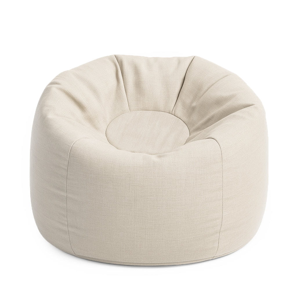 MeowBaby Outzy Floreo outdoor kinderzitzak in beige
