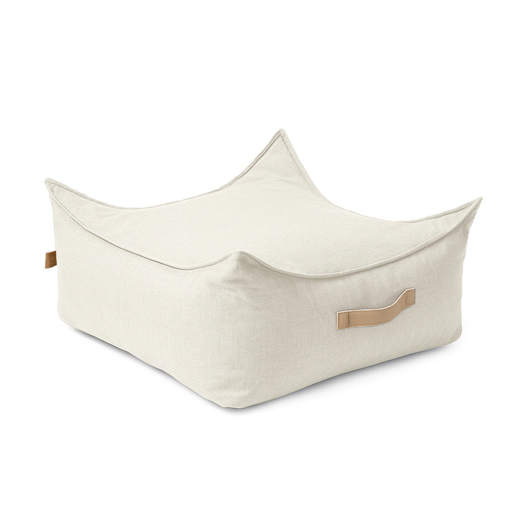 MeowBaby Outzy outdoor vierkante zitzak in beige