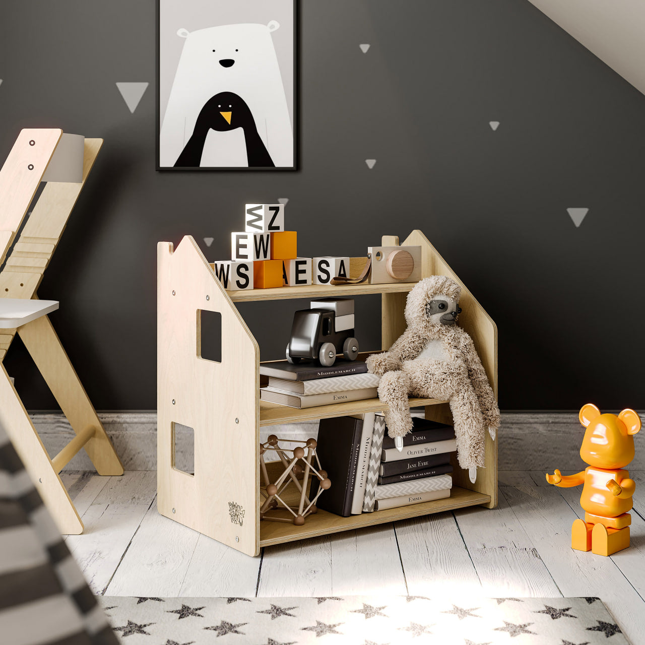 BusyKids speelgoedrek – naturel