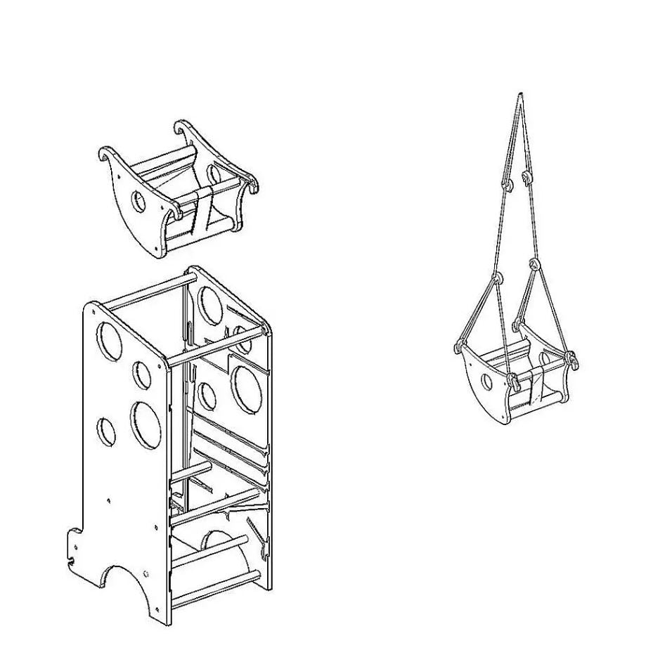 Baby Swing / Booster M/XL - Leea's Tower Accessory