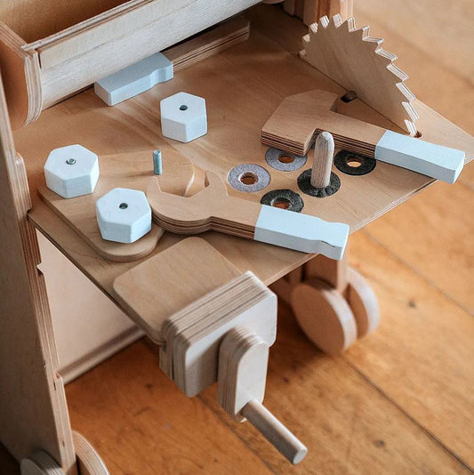 Mini workbench - Montessori play table accessory