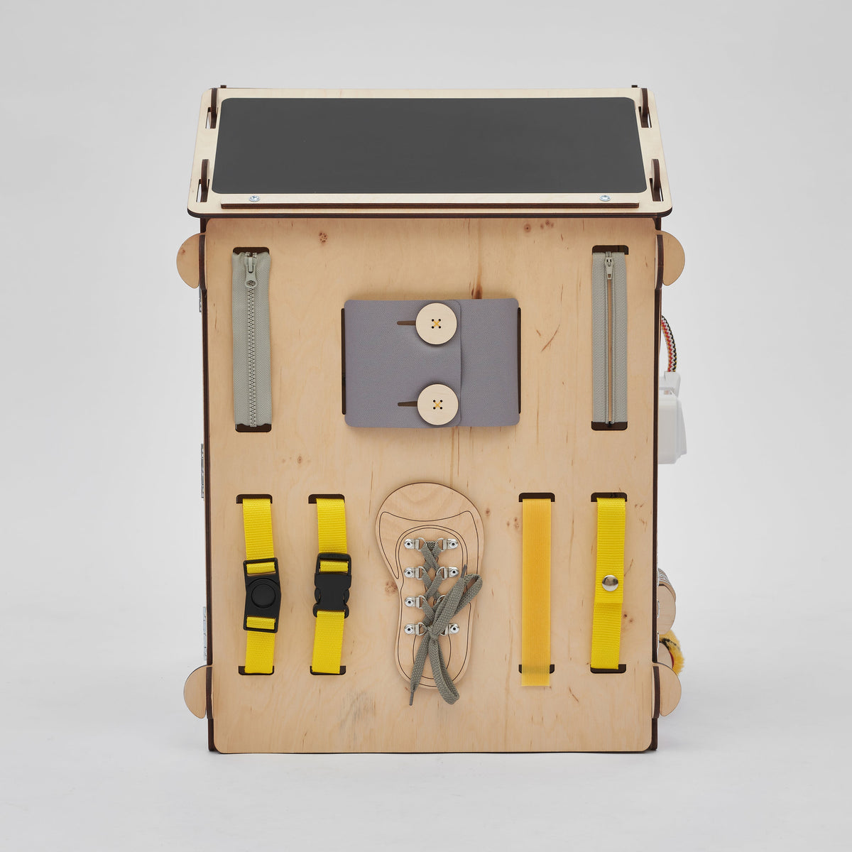 Set - BusyBoard Cottage natura/pastel and creative cube
