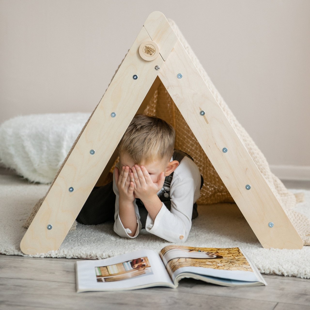 BusyKids Pikler klimdriehoek – regenboog – productbeeld 35
