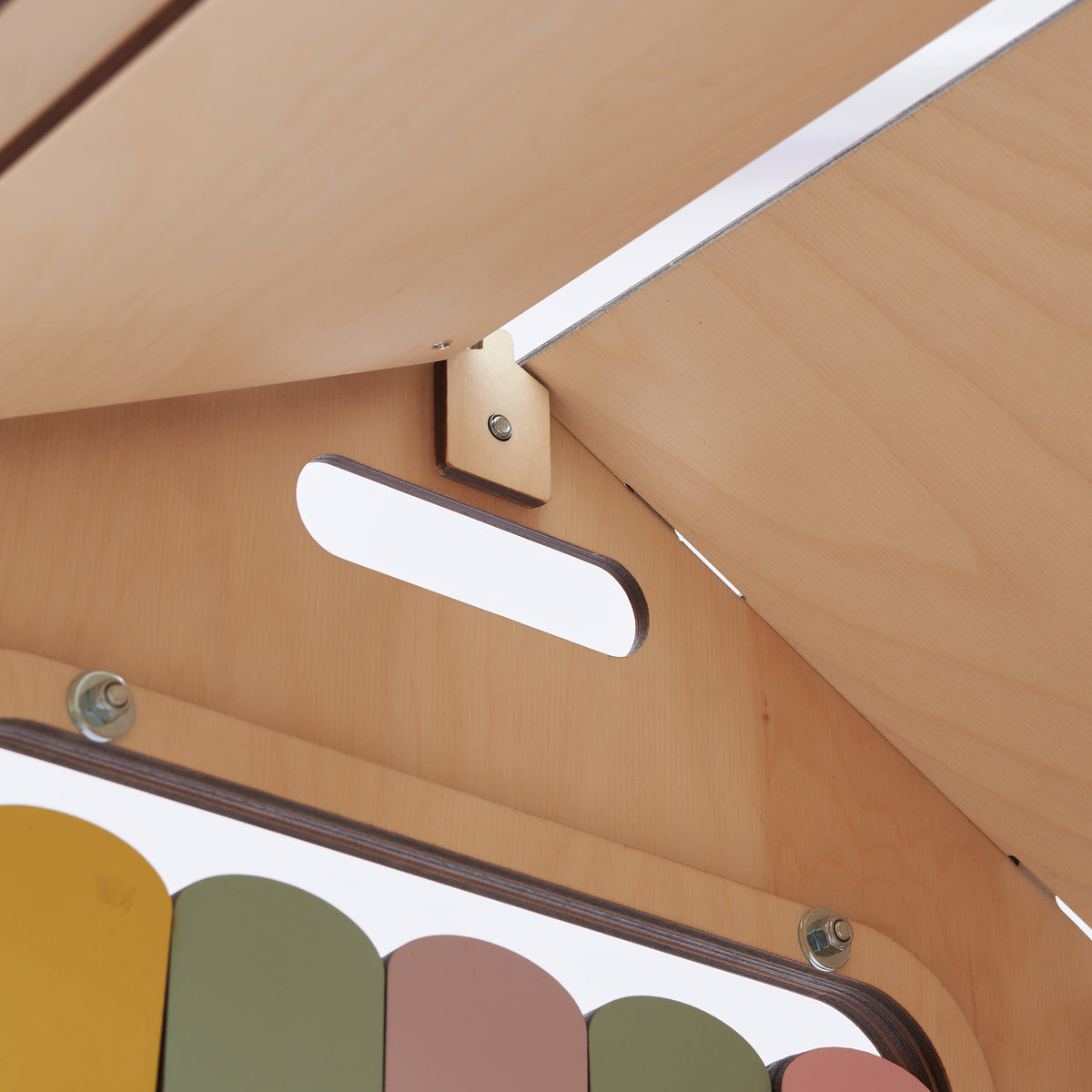 BusyKids Busy Board speelhuisje – naturel pastel, limited edition