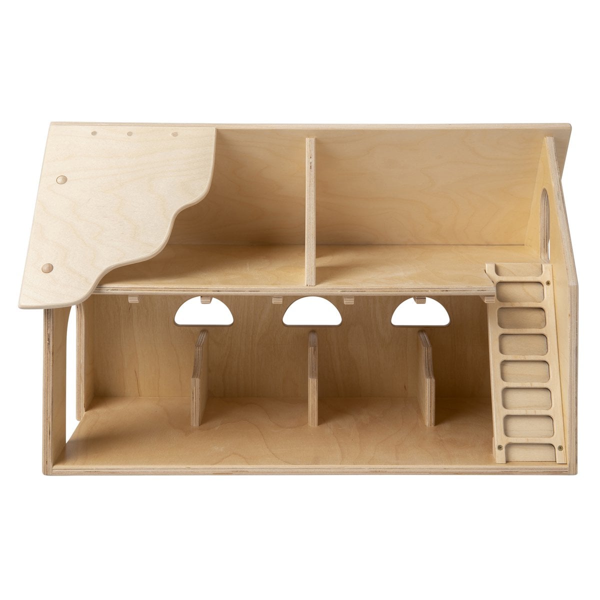 Van Dijk Toys Houten Speelgoed Boerderij groot - Naturel (Kinderopvang kwaliteit.)