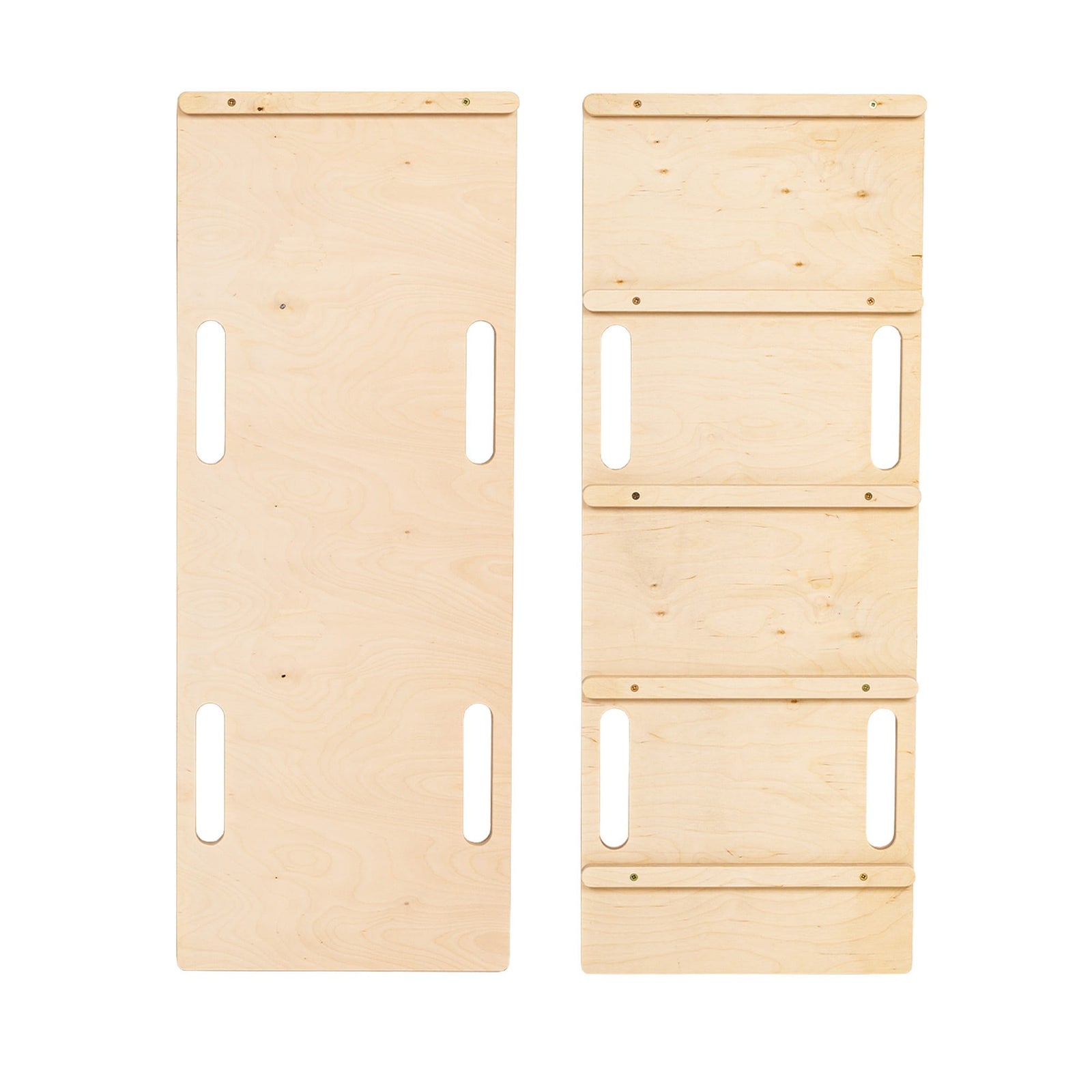 houten wipschommel naturel met glijbaan en ladder voor peuters en kleuters