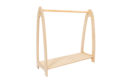 Soft Hanger on clothing large natural