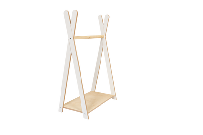 Teepee Hanger for large white clothing