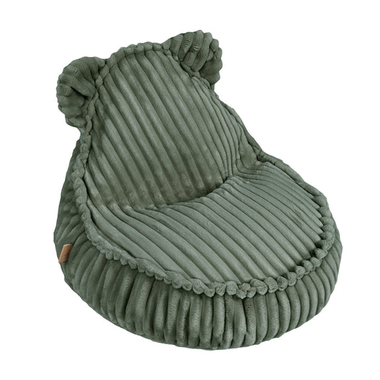 MeowBaby Churros Teddy Kinderzitzak — Olive Sage Green