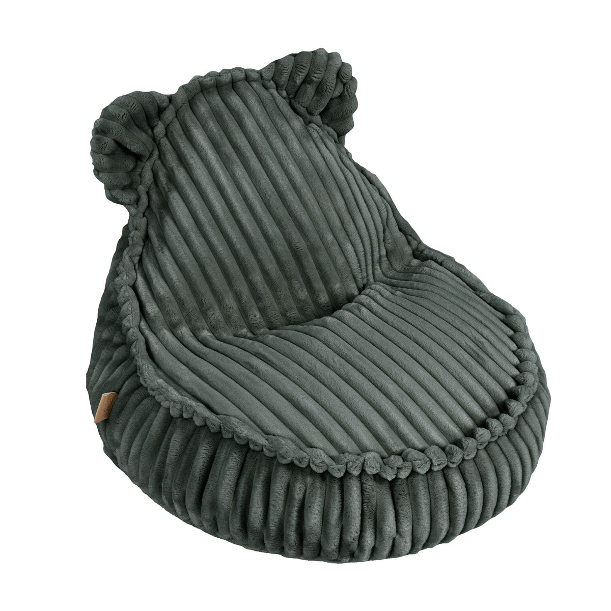 MeowBaby Churros kinderzitzak met oortjes dennengroen