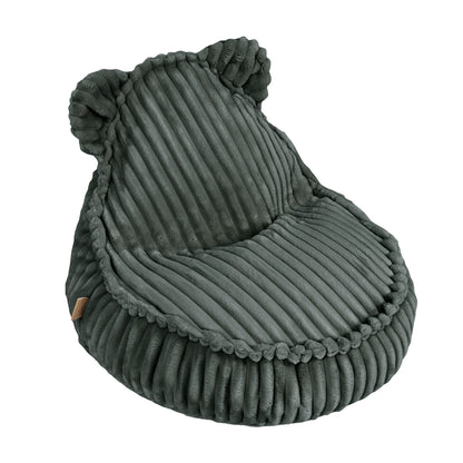 MeowBaby Churros kinderzitzak met oortjes dennengroen