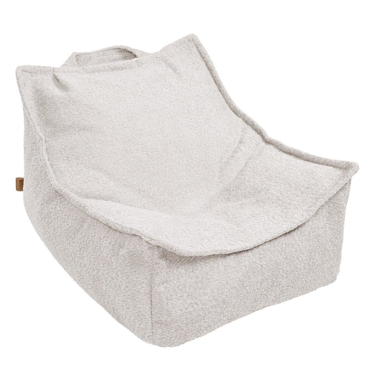 Boucle Bean Bag for Kids Champagne Ecru