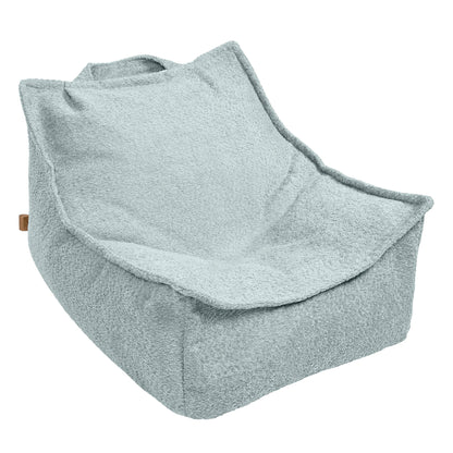 Bouclé Bean Bag for Kids Fresh Mint