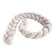 Crib Bumper Braid - Soft Protective Bumper for Babies | Aesthetic Ecru Size S -150 cm
