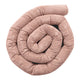 Protective Roll Bumper for Baby Crib - Safe Roll | Aesthetic Power Pink Size 1.5m