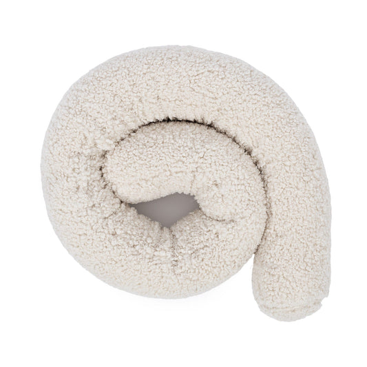 Baby Cot Bumper Pillow - Safe Roll | Bearly Cream 150 cm