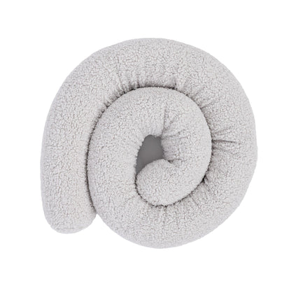 Baby Cot Bumper Pillow - Safe Roll | Bearly Cream 200 cm